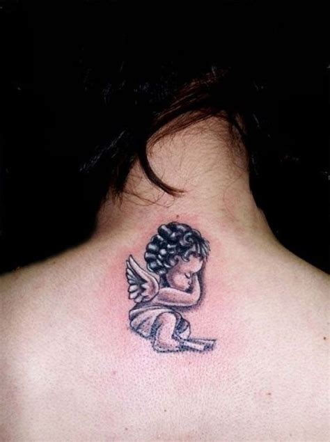 Cupid is a good example of a cherub tattoo. 20 Awesome Angel Tattoo Designs Pictures | Tatoeage ideeën ...