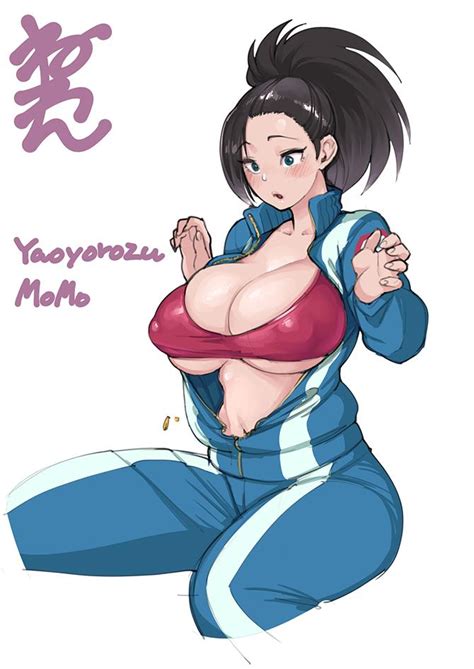 A bit early, but happy birthday to momo yaoyorozu!! Rule 34 - 1girls big breasts breasts bursting breasts ...