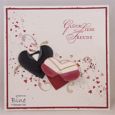 Texte für karten zur rubinhochzeit glückwünsche zur rubinhochzeit der großeltern herzlichen glückwunsch zur rubinhochzeit! Bines Karten: Hochzeitskarte mit Herzen