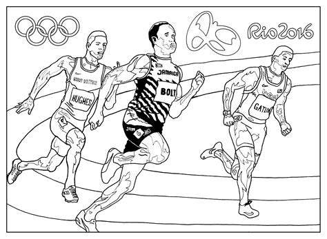 Les premiers jeux olympiques antiques comportent déjà des épreuves d'athlétisme. KM C454e 20160309160958 - Coloriage sur les Jeux ...