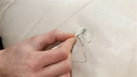 Grease and oil stains can be tricky to remove from leather. How do you remove ball point pen from leather couch ...