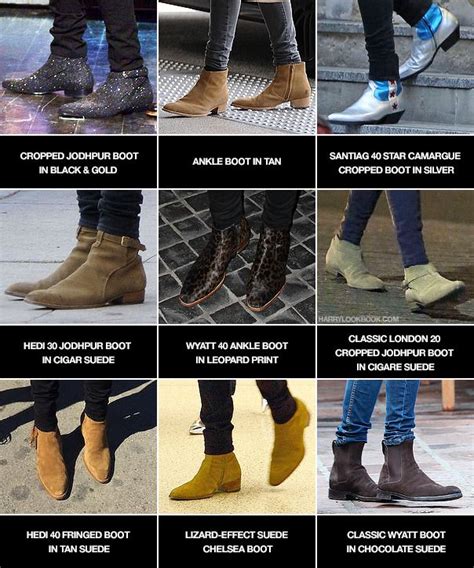 But two other photos really caused the singer's pulse to skyrocket. Saint Laurent boots worn by Harry | Harry styles boots ...