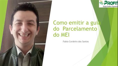 Parcelamento de débitos do mei no âmbito da rfb: Parcelamento MEI passo a passo - YouTube