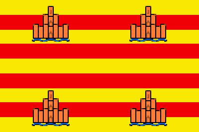 Reino de españa (kingdom of spain). Flag Ibiza, flags Ibiza