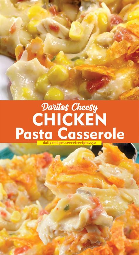 Only takes a minute to assemble and it is ready to eat in 20 minutes. DORITOS CHEESY CHICKEN PASTA CASSEROLE | Recipe Spesial Food