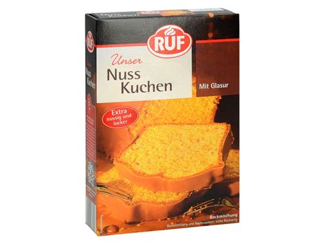 Mit meinem schritt vegan zu leben, verkleinerte sich die ohnehin schon traurige auswahl nochmals: RUF Nuss Kuchen 520g | Backmischungen | Backfun