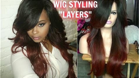How to cut your natural or synthetic wig! How To Wig Styling How To Cut Long Layers in Wigs Make ...