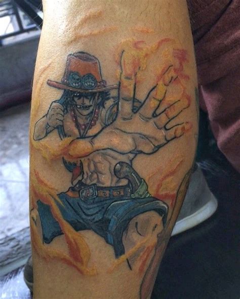 Berikut 12 tulisan tato ace one piece paling populer. Ace one piece tattoo por Alejandro García yepes | One ...