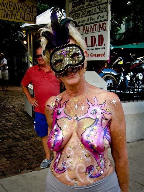 Click here for more information. Florida Keys 34 - Key West - Body-painted woman | Follow ...