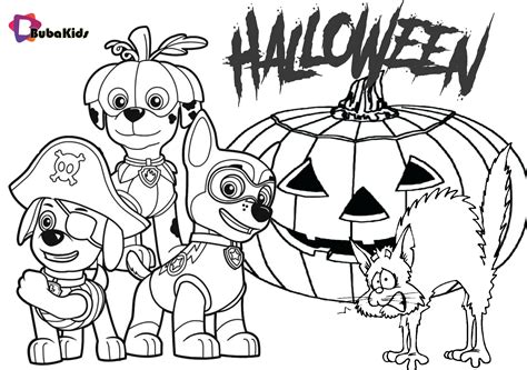 Find cute pages to color that your kid will love. Paw Patrol Halloween Coloring Pages - Coloring Home