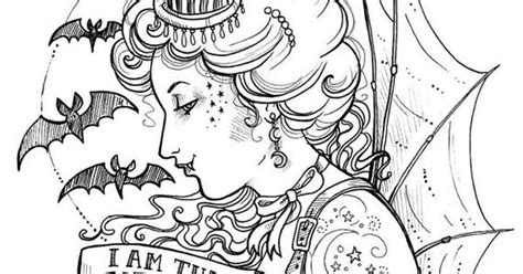 Add to favorites naughty maids erotic pinup coloring book + mini comic syrupgraphics 5 out of 5 stars (22. Adult Colouring Page. Steampunk Gothic Victorian Vampire ...