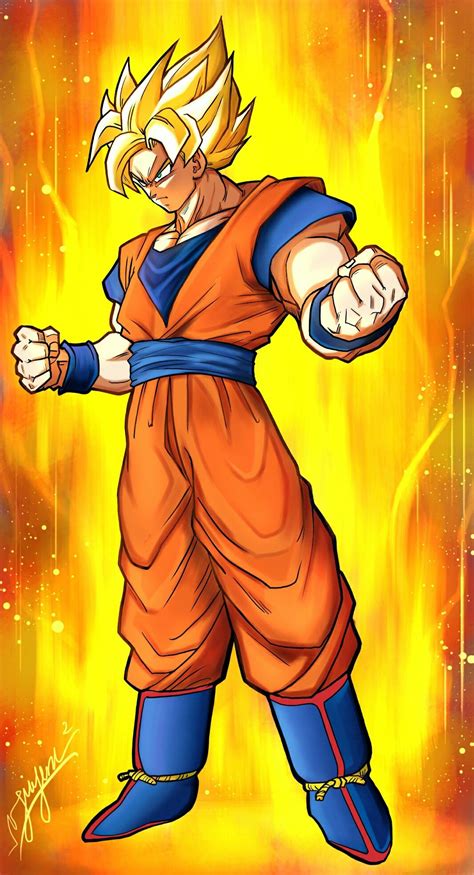 Maybe you would like to learn more about one of these? Ssj Goku by Nguyen | Personagem, Personagens, Dragon ball