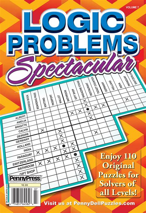 We did not find results for: Logic Problems Spectacular | Penny Dell Puzzles