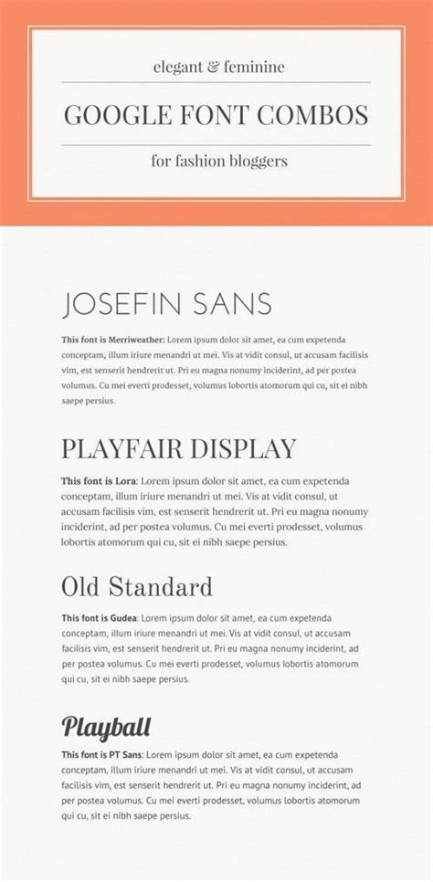 Copyright c 2010 by typemade all rights reserved (copyright (c) 2010, santiago orozco (hi@typemade.mx)). Elegant Google (and Canva) Font Pairings: Josefin Sans ...