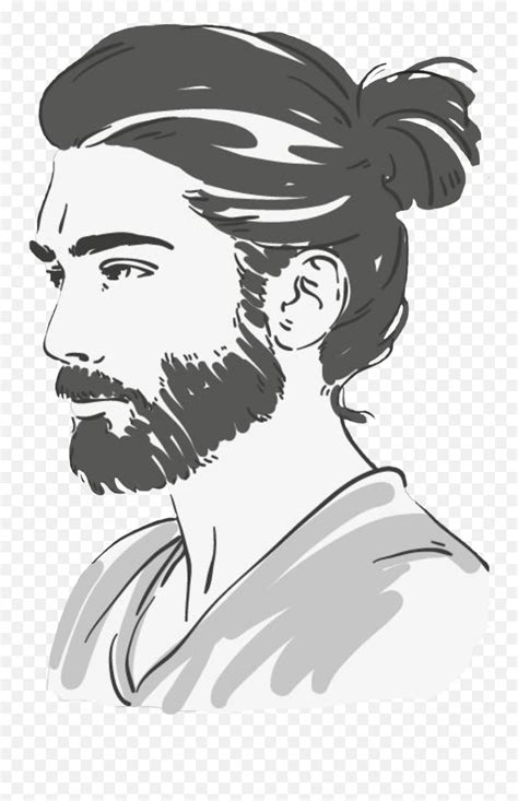 Your beard should make your face look as oval as possible. Anime Beard Man Drawing Collections | My Favourite Fashion