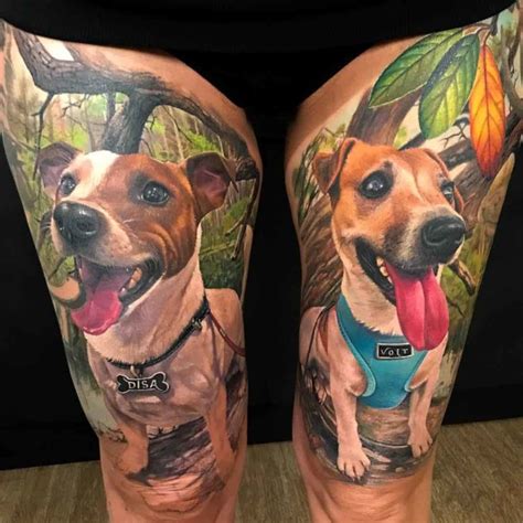 Oct 09, 2020 · if you can't miss new upgrades, you must try our sims 4 tattoo mods. Two Dogs Tattoos on Thighs | Best Tattoo Ideas Gallery