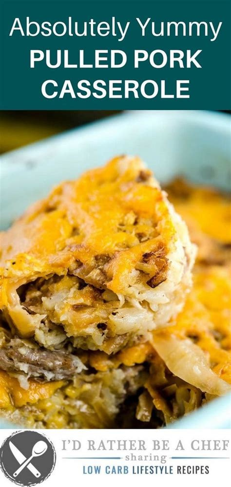 I love that i can make a large amount to use for meal planning during the. Delightful Pulled Pork Casserole (Low Carb & Gluten Free) | Recipe | Pulled pork casserole, Pork ...