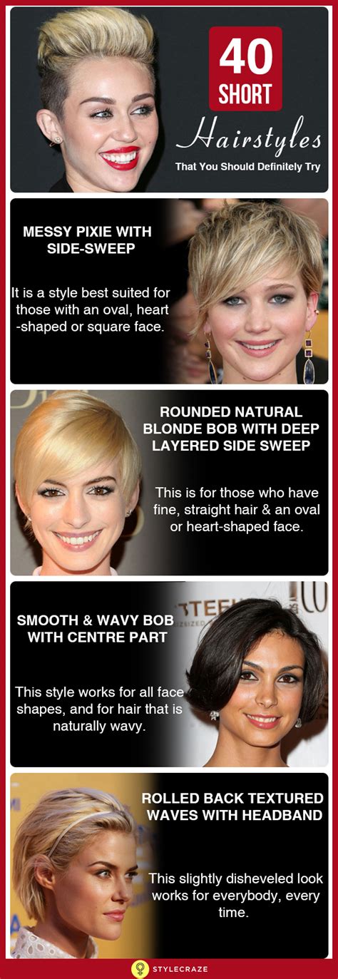 Check spelling or type a new query. 40 Very Short Hairstyles That You Should Definitely Try