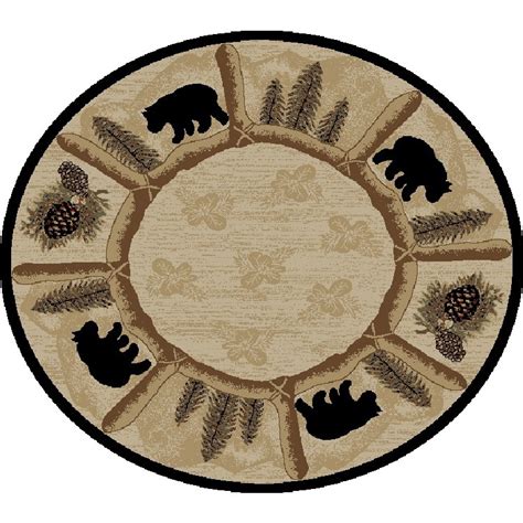 Amazon's choice for 7 foot round rug. Toccoa Bear Round Rug - 7 Foot