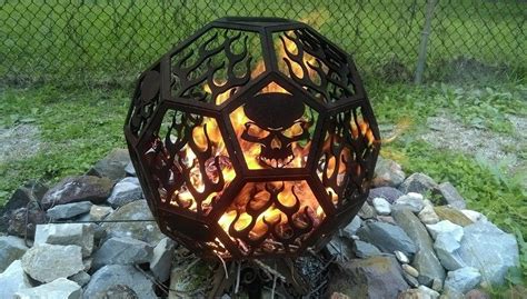 Maybe you would like to learn more about one of these? Skull Metal Fire Ball made by PlasmaCAM owner Lizard King ...