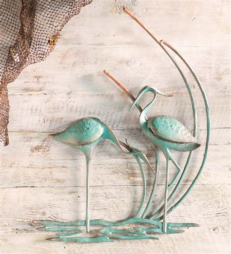 For many, the beach is a place of solace, peace, and beauty. Gorgeous Heron Wall Decor for any beach-themed home or ...