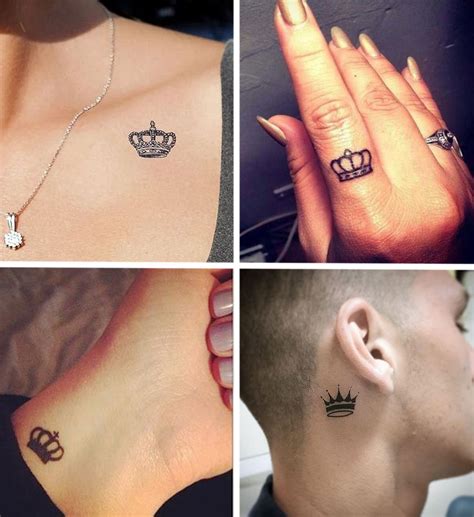 To help make your decision easier, here is a compilation of the 20 small and cool couple tattoos along with images and meanings. King and Queen Tattoos | Best Couple Tattoo Ideas