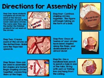 Access knowledge, insights and opportunities. Georgia 3rd Grade- Famous Americans Dodecahedron Craft ...