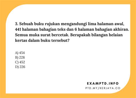 © © all rights reserved. Contoh Soalan Matematik Penolong Pegawai Tadbir Stor KKM ...