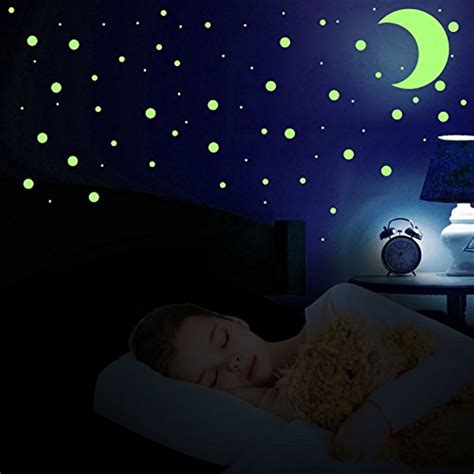 Wall art stickers have been the rage for quite some time and if you want to boost the aesthetics of your home, then there is no better way to do it than get a wall sticker online. Glow in the Dark Stars Wall Stickers, Ubegood Full Moon Wall Decals Stickers Easy Peel # ...