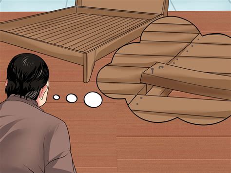 If it does, replacing the mattress is the only option. Image:Fix a Squeaking Bed Frame Step 5 Version 2.jpg - wikiHow