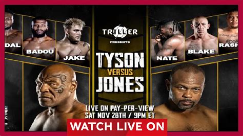 Pbc brings the world's most exciting fights live to your tv and streaming device on fox, fs1 and showtime. Mike Tyson vs Roy Jones Live Stream Reddit | Tonight ...