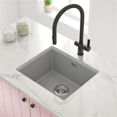 Different granite composite sink styles. Vellamo Terra 1 Bowl Granite Composite Inset/Undermount ...