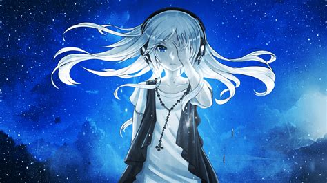 Here you can find live wallpapers tops and tutorials for mobile (free) and pc (free and wallpaper engine). Wallpaper : illustration, anime girls, stars, blue ...
