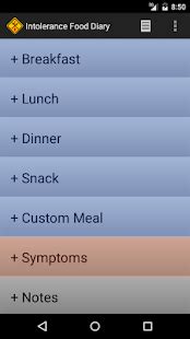 The heart of the app is a diary in which you can record all the individual food items that you eat for each meal of the day. Intolerance Food Diary - Apps on Google Play