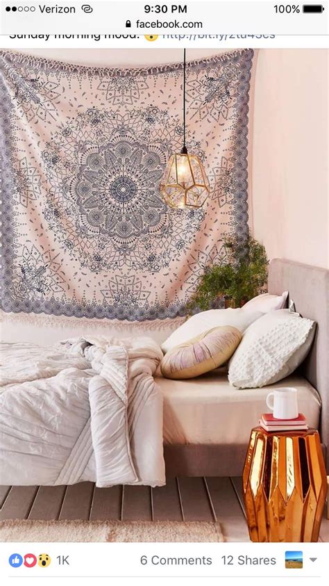 These mandala tapestries are very common to see being hung up in bedrooms and dorm rooms. Pin by Sosha on Nice rooms/Home decor | Dorm wall decor, Wall tapestry bedroom, Dorm room diy