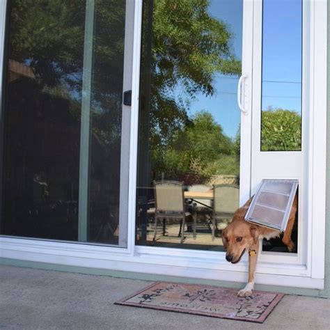 The petsafe® sliding glass pet door is the perfect pet door solution for apartments, condos and rental homes. Dog Door Sliding Glass Door Handballtunisie within Diy Dog ...