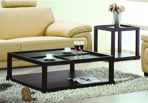 Wenge metal coffee table 1950s for at pamono. Wenge Finish Stylish Coffee/End Table With Removable Tray