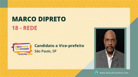 O cantor abre as portas de sua casa aos portugueses. Marco Dipreto 18 REDE Candidato a Vice-Prefeito São Paulo, SP