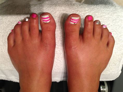 We specialize in natural nail manicures, including french hours of operation: Pink toes. | Pink toes, Nail arts, Pink