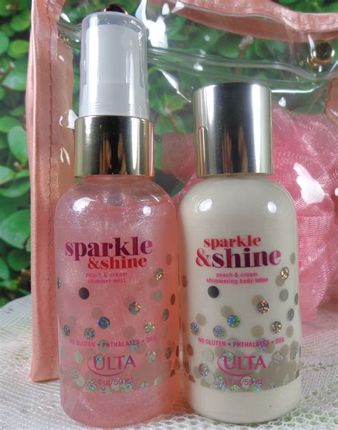 ULTA Sparkle & Shine Peach & Cream Shimmer Mist and Shimmering Body ...