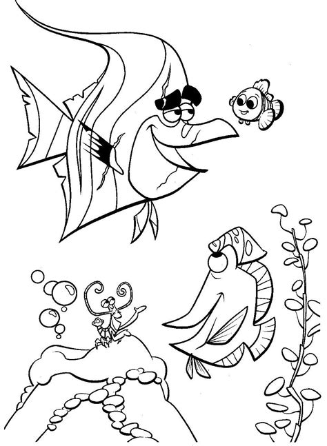 Finding nemo coloring pages for kids. Krafty Kidz Center: Finding Nemo Coloring Pages