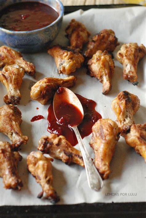 Homemade barbecue sauce with fresh cherries for a tasty natural sweetness! Cherry Kahlúa BBQ Sauce with Chicken Dumettes - Lemons for ...