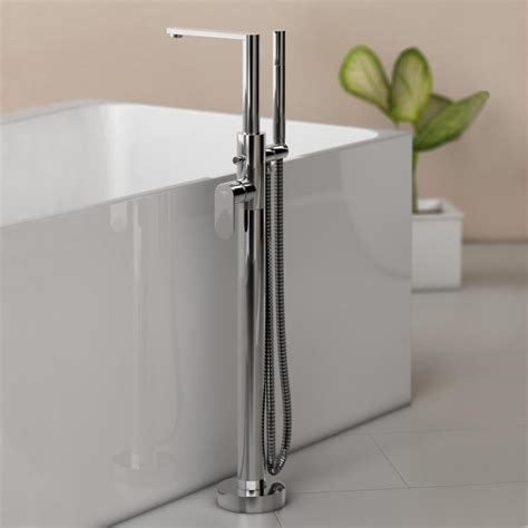 Wandarmatur armatur wanne badewanne gewölbter auslauf 35cm mit umstellventil für anschluss brauseschlauch. Steinberg Serie 170 freistehende Wanne/Brause-Armatur ...