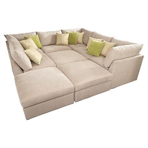 5,000 brands of furniture, lighting, cookware, and more. Pit Sectional by amie. Basement movie furniture! | Contemporary sectional sofa, Pit sectional ...