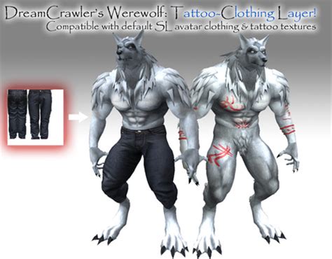 Second Life Marketplace - DreamCrawler's Classic Werewolf ...