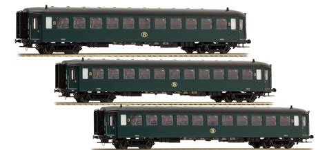 The new generation locomotive of sncb, which appeared from 2009. LS Models 42106 - 3pc Passenger Coach Set I2 C + I2 C + I2 C of the SNCB