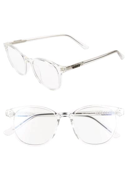 Quay australia gotta run clear blue light glasses. Quay Women's Blueprint Round Blue Light Glasses, 49mm In ...