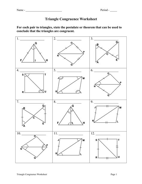 Equilateral triangle isosceles triangle scalene triangle equilateral isosceles scalene in diagrams representing triangles (and other geometric figures), tick marks along the sides are used to denote sides of equal lengths � the equilateral triangle has tick marks on all 3 sides, the isosceles on 2 sides. 5.3-5.4 Congruence (no proofs):Triangle Congruence WS ...
