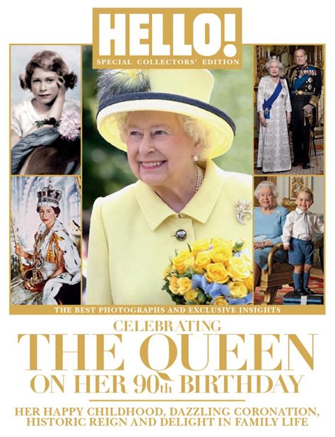 Your birthday queens stock images are ready. HELLO! Queens 90th Birthday Collectors' Edition Magazine ...