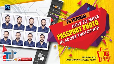Sometimes you have a photo for your project and you want to remove the watermark from so what you think, creating passport size photos in photoshop is easy or not? How to make Passport size photo in Adobe Photoshop ...